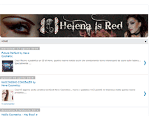 Tablet Screenshot of helenaisred.blogspot.com