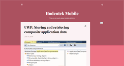 Desktop Screenshot of hodentekmobile.blogspot.com