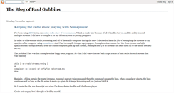 Desktop Screenshot of paulgubbins.blogspot.com