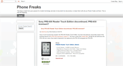 Desktop Screenshot of phone-freaks.blogspot.com
