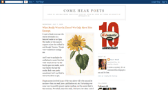 Desktop Screenshot of comehearpoets.blogspot.com