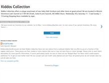 Tablet Screenshot of kiddoscollection.blogspot.com