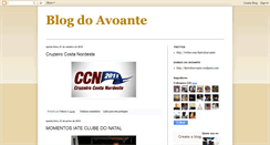 Desktop Screenshot of blogdoavoante.blogspot.com
