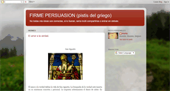 Desktop Screenshot of firmepersuasion.blogspot.com