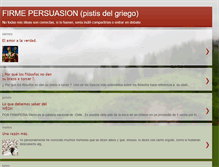 Tablet Screenshot of firmepersuasion.blogspot.com