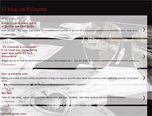 Tablet Screenshot of kkoyoteblog.blogspot.com