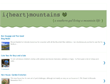 Tablet Screenshot of iheartmountains.blogspot.com