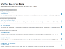 Tablet Screenshot of chatter-creek-ski-runs.blogspot.com