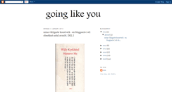 Desktop Screenshot of going-like-you.blogspot.com