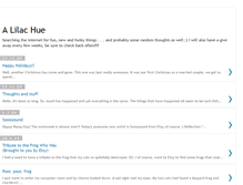 Tablet Screenshot of a-lilac-hue.blogspot.com