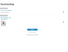 Tablet Screenshot of nunchesshop.blogspot.com