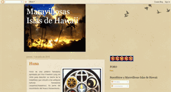 Desktop Screenshot of maravillosasislasdehawaii.blogspot.com