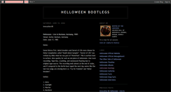 Desktop Screenshot of helloweenbootlegs.blogspot.com