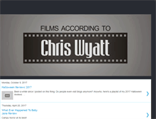 Tablet Screenshot of cwyattfilm.blogspot.com