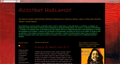 Desktop Screenshot of nosotrashablamos.blogspot.com