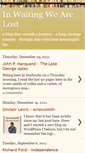 Mobile Screenshot of inwaitingwerlost.blogspot.com
