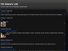 Tablet Screenshot of ck-zebraslife.blogspot.com