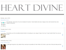 Tablet Screenshot of heartdivine.blogspot.com