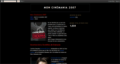 Desktop Screenshot of moncinemania2007.blogspot.com