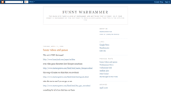 Desktop Screenshot of funnywarhammer.blogspot.com