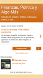 Mobile Screenshot of finanzaspoliticayalgomas.blogspot.com