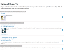 Tablet Screenshot of espaco-educatic.blogspot.com
