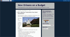 Desktop Screenshot of neworleansonabudget.blogspot.com