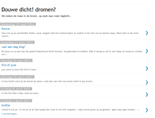 Tablet Screenshot of douwedicht.blogspot.com