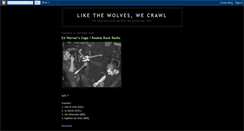 Desktop Screenshot of likethewolveswecrawl.blogspot.com