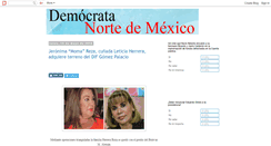 Desktop Screenshot of democratanortedemexico.blogspot.com