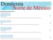 Tablet Screenshot of democratanortedemexico.blogspot.com