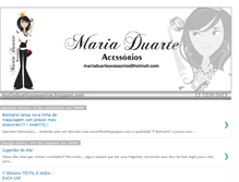 Tablet Screenshot of mariaduarteacessorios.blogspot.com