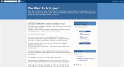 Desktop Screenshot of blairrichproject.blogspot.com