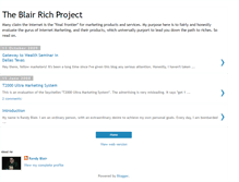 Tablet Screenshot of blairrichproject.blogspot.com