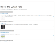 Tablet Screenshot of beforethecurtainfalls.blogspot.com