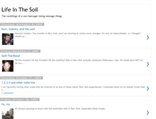 Tablet Screenshot of lifeinthesoil.blogspot.com