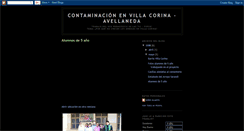 Desktop Screenshot of contaminacion-villa-corina.blogspot.com