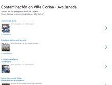 Tablet Screenshot of contaminacion-villa-corina.blogspot.com