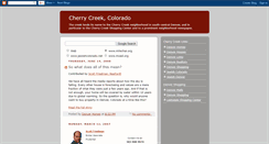 Desktop Screenshot of cherry-creek.blogspot.com