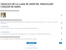 Tablet Screenshot of cenaculodelallamadeamordebalconcillo.blogspot.com
