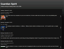 Tablet Screenshot of guardianspiritblog.blogspot.com