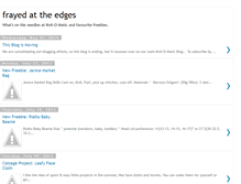 Tablet Screenshot of frayedattheedges.blogspot.com