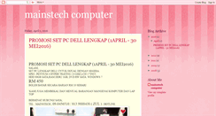 Desktop Screenshot of mainstech.blogspot.com