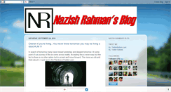 Desktop Screenshot of nazishrahman.blogspot.com