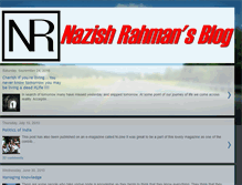 Tablet Screenshot of nazishrahman.blogspot.com