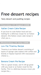 Mobile Screenshot of freedessertrecipes.blogspot.com