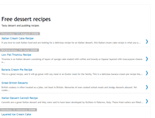 Tablet Screenshot of freedessertrecipes.blogspot.com