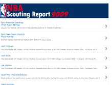 Tablet Screenshot of nbascoutingreport.blogspot.com