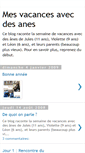 Mobile Screenshot of mesvacancesavecdesanes.blogspot.com