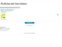 Tablet Screenshot of afichesdelcinechileno.blogspot.com